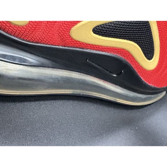 Nike Air Max 720 Red Gold Black Athletic Shoes CU4871-600 Women’s Size 8 - Picture 6 of 15